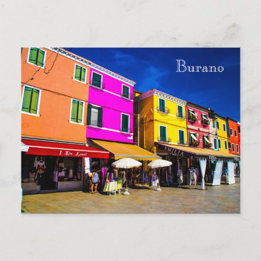 Burano-Briefkaart Briefkaart (Voorkant)