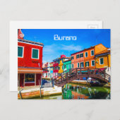 Burano-Briefkaart Briefkaart (Voorkant / Achterkant)