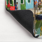 Burano-eiland nabij Venetië, regenbooghuizen in It Muismat (Hoek)