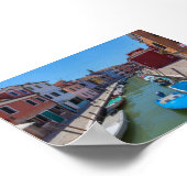 Burano houses poster (Hoek)