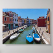 Burano houses poster (Voorkant)