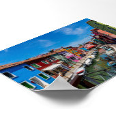 Burano houses poster (Hoek)