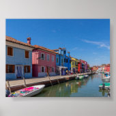 Burano houses poster (Voorkant)