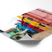 Burano houses poster (Hoek)