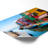 Burano houses poster (Hoek)