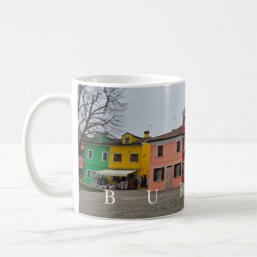 Burano Island herbergt uitzicht mok (Links)