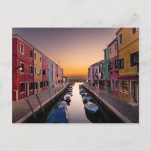 Burano Island, Venetië, Italië Briefkaart