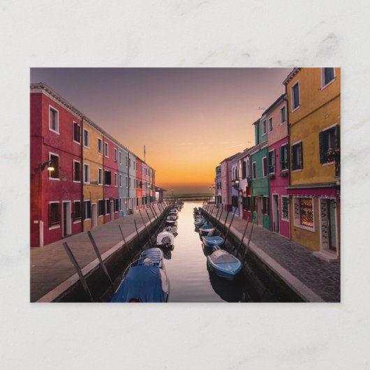 Burano Island, Venetië, Italië Briefkaart (Voorkant)