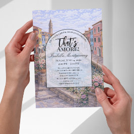 Burano Italian Themed Bridal Shower Kaart