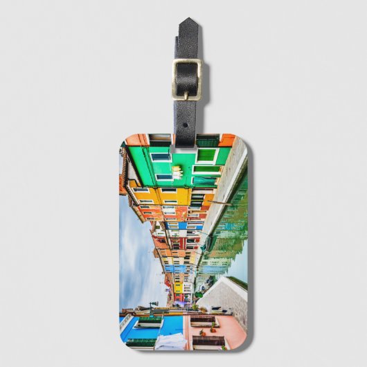 Burano, Italië Bagagelabel (Voorkant (verticaal))