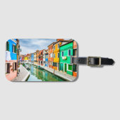 Burano, Italië Bagagelabel (Voorkant (horizontaal))