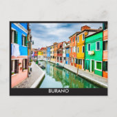 Burano, Italië Briefkaart (Voorkant)
