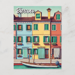 Burano Italië Briefkaart