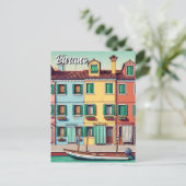 Burano Italië Briefkaart (Staand voorkant)