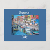 Burano, Italië - Briefkaart (Voorkant)