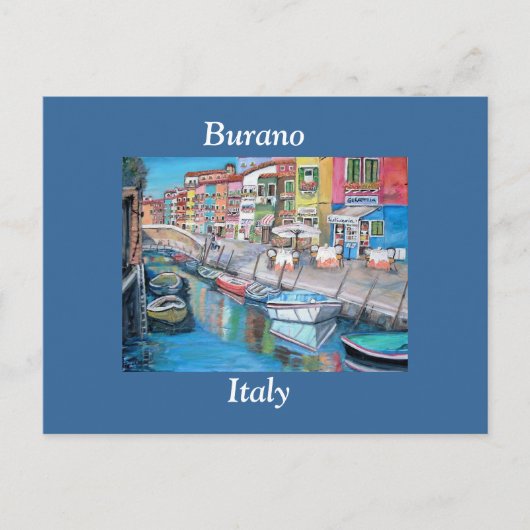 Burano, Italië - Briefkaart (Voorkant)