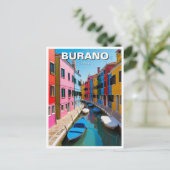 Burano Italië Briefkaart (Staand voorkant)