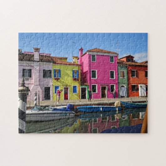 Burano Italië Canal II Legpuzzel (Horizontaal)