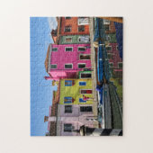 Burano Italië Canal II Legpuzzel (Verticaal)