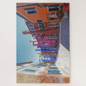 Burano, Italië - Colorful Homes Legpuzzel (Verticaal)