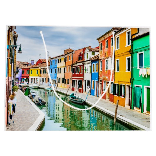 Burano, Italië Groot Cadeauzakje (Achterkant)