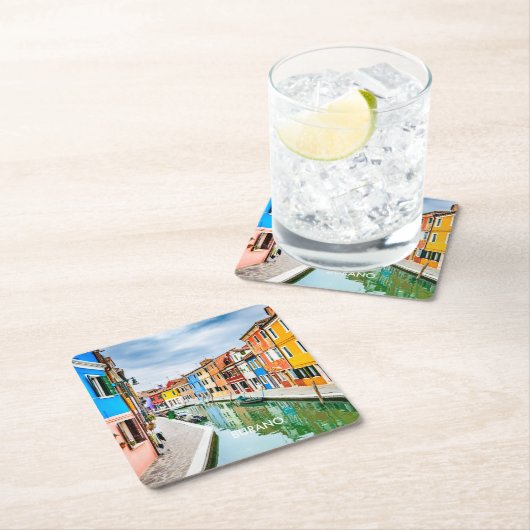 Burano, Italië Kartonnen Onderzetters (Insitu)