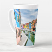 Burano, Italië Latte Mok (Linkerhoek)