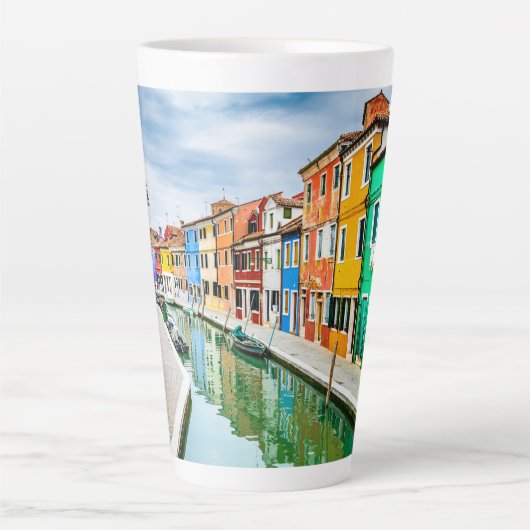 Burano, Italië Latte Mok (Voorkant)