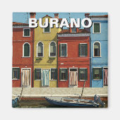 Burano Italië Magneet (Voorkant)