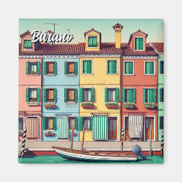 Burano Italië Magneet
