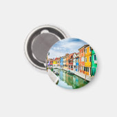 Burano, Italië Magneet (Voorkant / Achterkant)