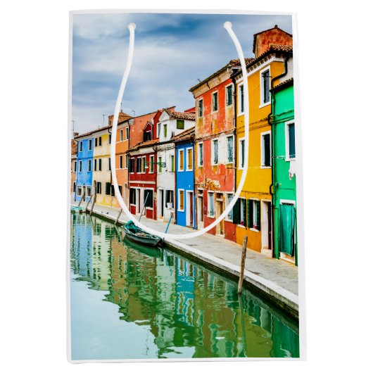 Burano, Italië Medium Cadeauzakje (Voorkant)