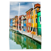 Burano, Italië Medium Cadeauzakje (Achterkant)