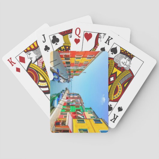 Burano, Italië Pokerkaarten (Achterkant)