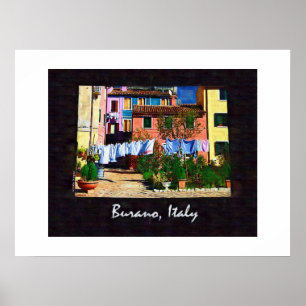 Burano Italië Poster