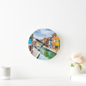 Burano, Italië Ronde Klok (Huis)