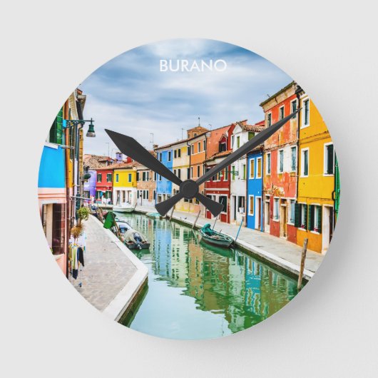 Burano, Italië Ronde Klok (Voorkant)