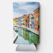 Burano, Italië Seltzer Blikjeskoeler (Achterkant)