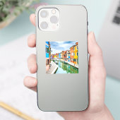 Burano, Italië Sticker (Telefoon)