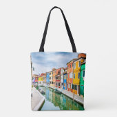 Burano, Italië Tote Bag (Achterkant)