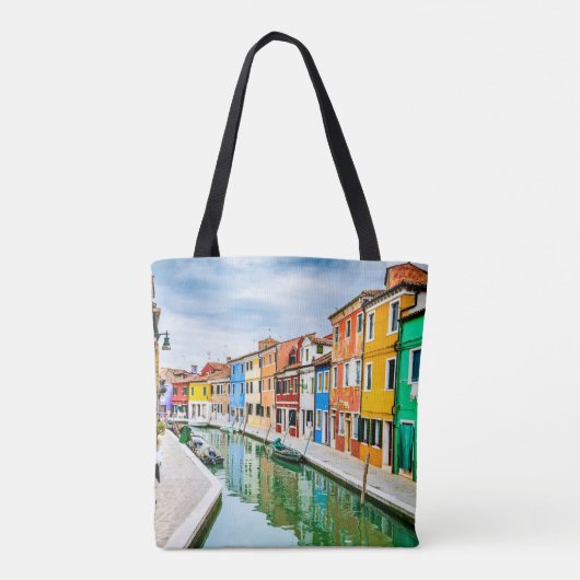 Burano, Italië Tote Bag (Achterkant)