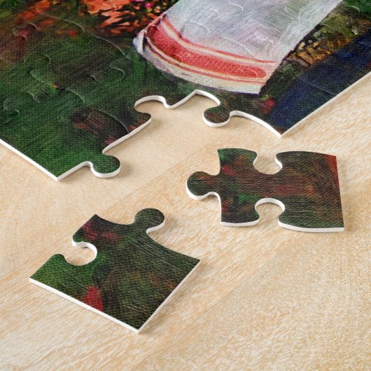 Burano Italy Colorful Homes and Clothesline Legpuzzel (Zijkant)