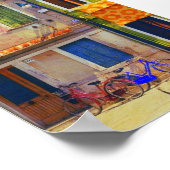 Burano Italy Street Scene Venice Poster Print (Hoek)