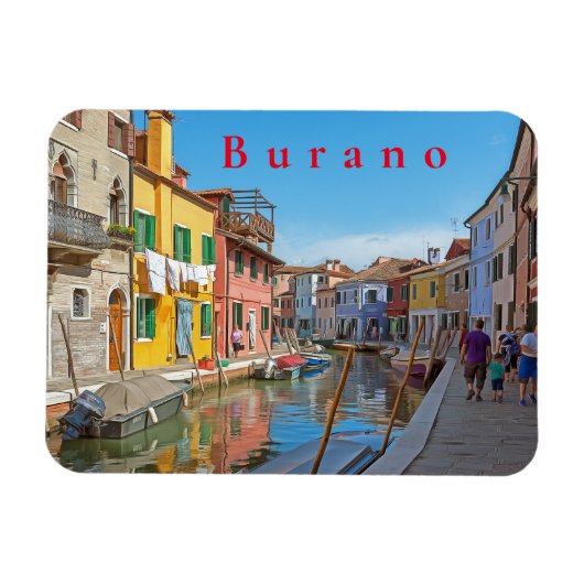 Burano. Nummer 2. Magneet (Horizontaal)