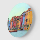 BURANO - Venetian Lagoon Venetië - Burano Grote Klok (Hoek)