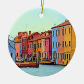 BURANO - Venetian Lagoon Venetië - Burano Keramisch Ornament (Voorkant)