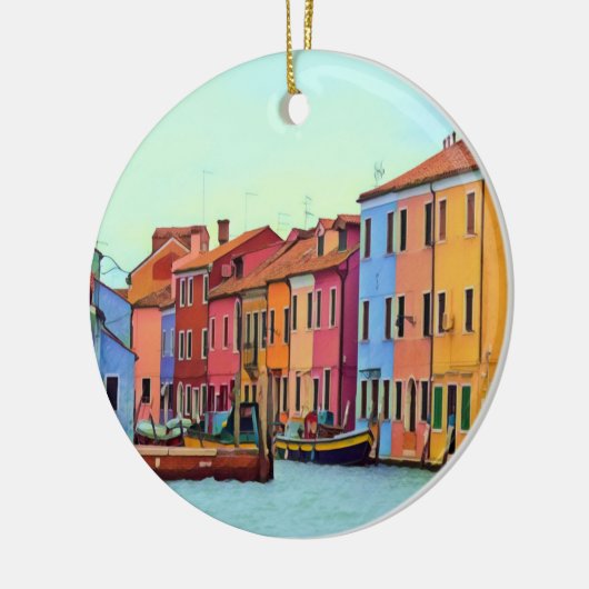 BURANO - Venetian Lagoon Venetië - Burano Keramisch Ornament (Links)