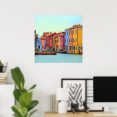 BURANO - Venetian Lagoon Venetië - Burano Poster (Thuiskantoor)