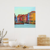 BURANO - Venetian Lagoon Venetië - Burano Poster (Keuken)