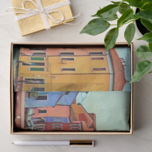 BURANO - Venetian Lagoon Venetië - Burano Tissuepapier (Geschenk)